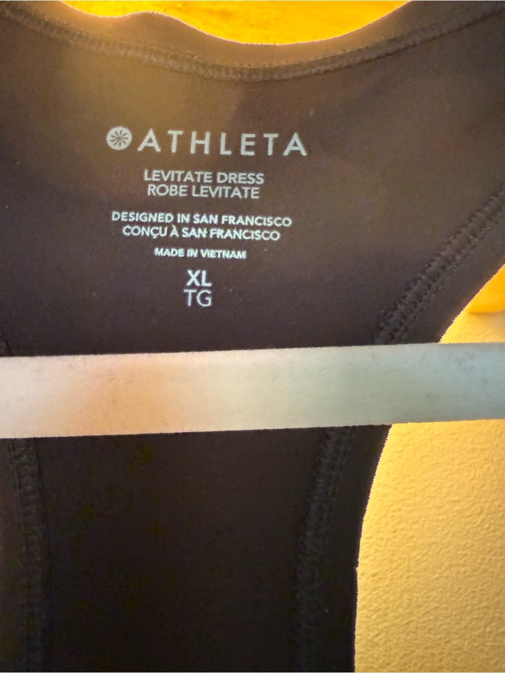 Athleta Black Levitate Active Dress